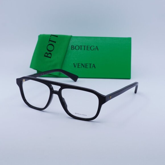 🕶️ New Bottega Veneta BV1294O 001 Eyeglasses - Black Frame - Picture 11 of 11